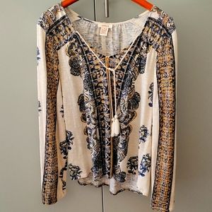 Sundance cotton top, size M, multi-color